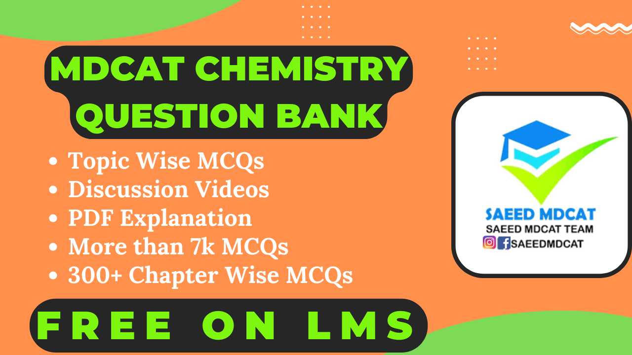 Chemistry MDCAT Question Bank